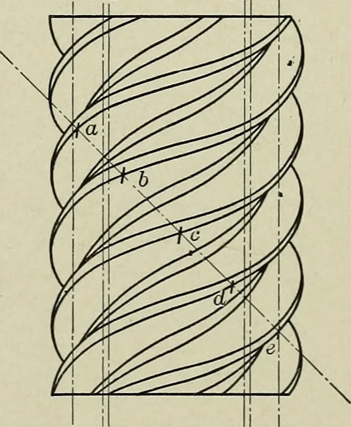 An illustration from Worm gearing, 1913, leaf 67
