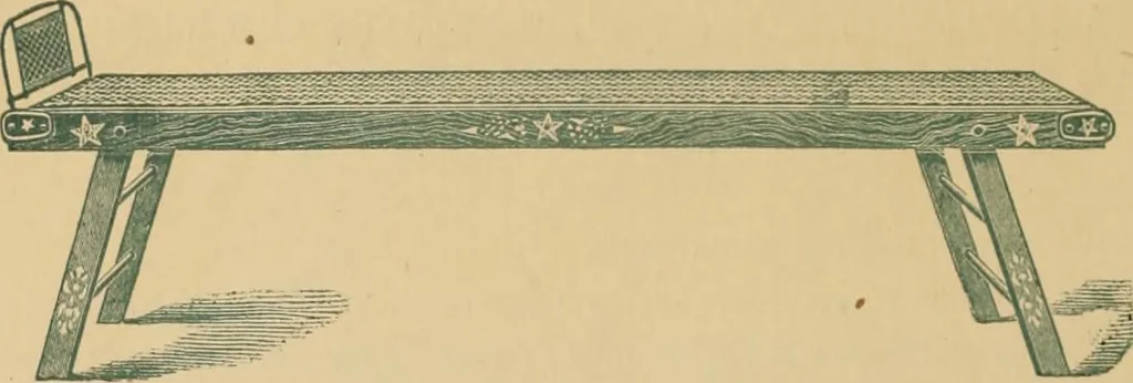 An illustration from Woven wire mattresses, spring beds & cots : catalogue, January 1885., 1885, leaf 15