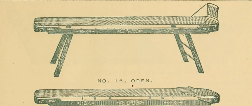 An illustration from Woven wire mattresses, spring beds & cots : catalogue, January 1885., 1885, leaf 16