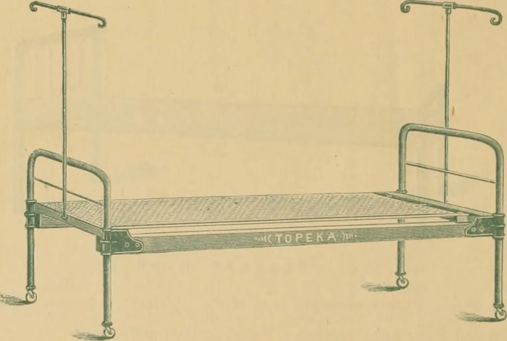 An illustration from Woven wire mattresses, spring beds & cots : catalogue, January 1885., 1885, leaf 31