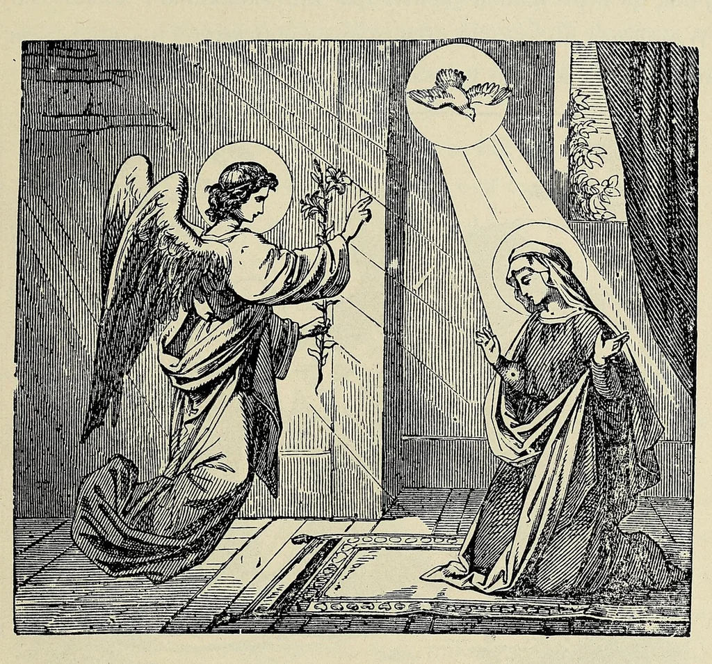 An illustration from Wowapi wakan ptecedan oyakapi kin. Bible history in the Sioux Indian language, 1897, leaf 141