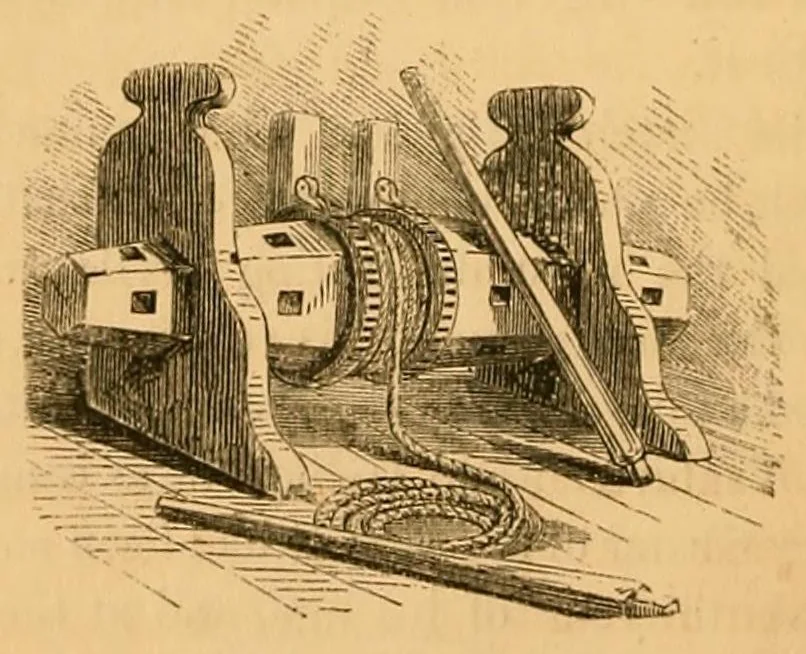 An illustration from Wreck of the "London.", 1866, leaf 30