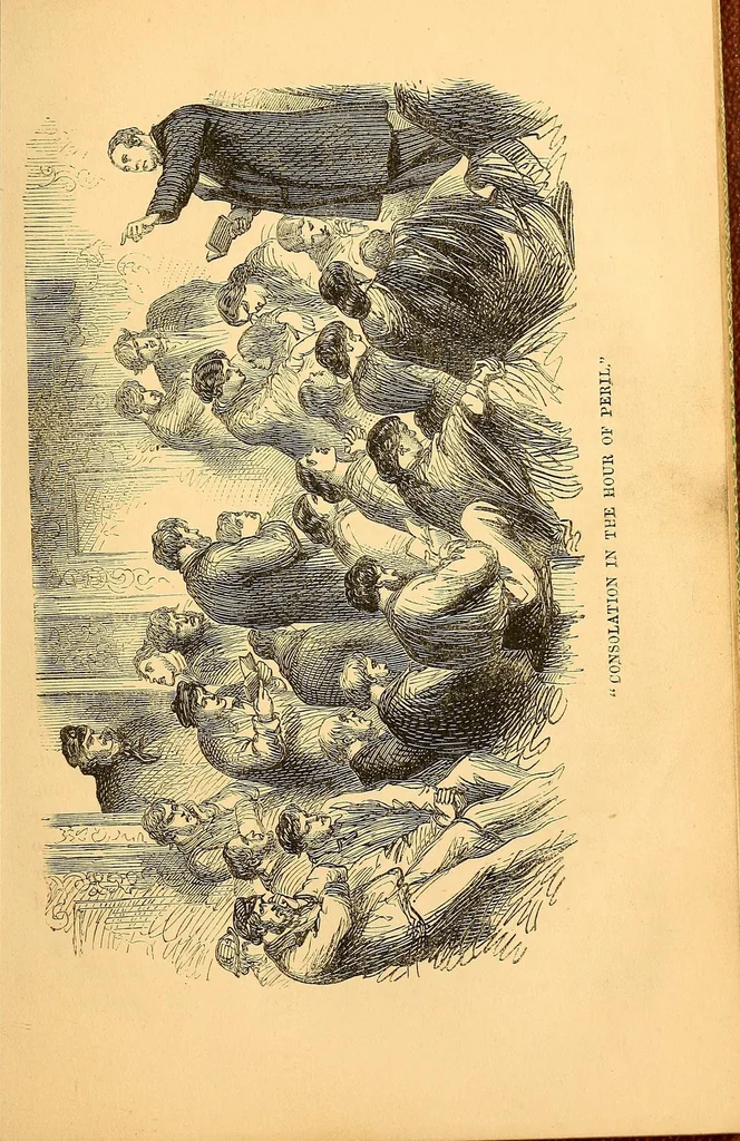 An illustration from Wreck of the "London.", 1866, leaf 79