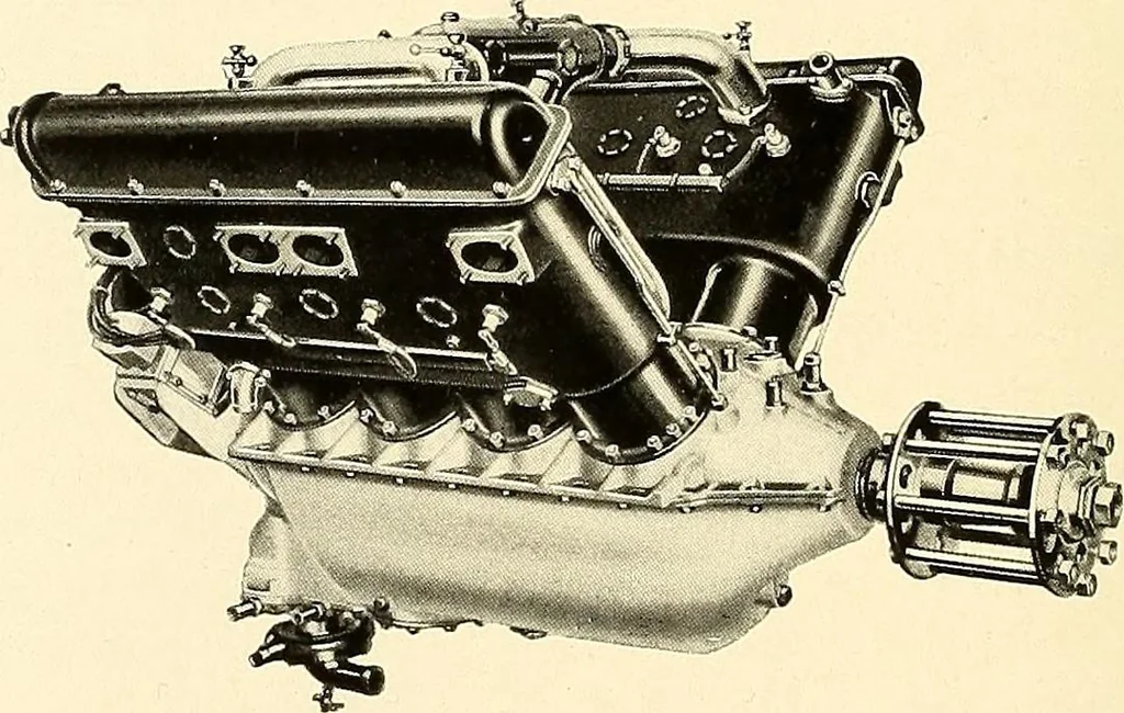 An illustration from Wright aircraft engines; complete instructions for their installation, operation and maintenance;, 1921, leaf 17