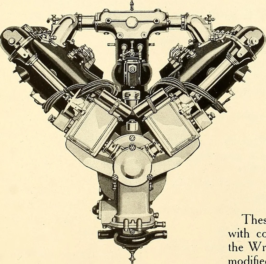 An illustration from Wright aircraft engines; complete instructions for their installation, operation and maintenance;, 1921, leaf 17