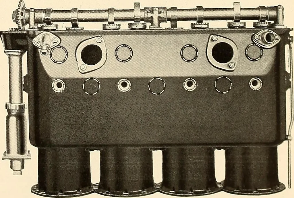 An illustration from Wright aircraft engines; complete instructions for their installation, operation and maintenance;, 1921, leaf 18