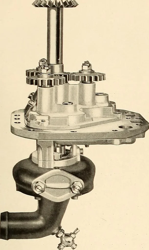 An illustration from Wright aircraft engines; complete instructions for their installation, operation and maintenance;, 1921, leaf 22