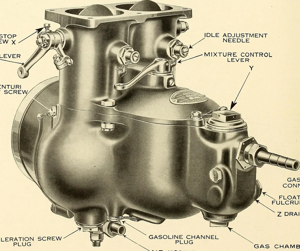 An illustration from Wright aircraft engines; complete instructions for their installation, operation and maintenance;, 1921, leaf 43