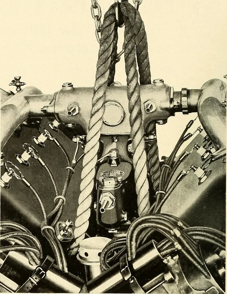 An illustration from Wright aircraft engines; complete instructions for their installation, operation and maintenance;, 1921, leaf 59
