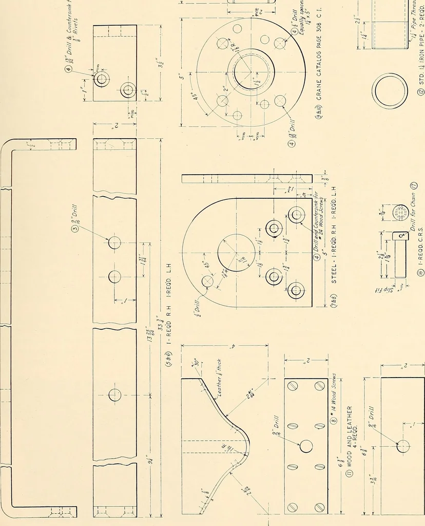 An illustration from Wright aircraft engines; complete instructions for their installation, operation and maintenance;, 1921, leaf 74