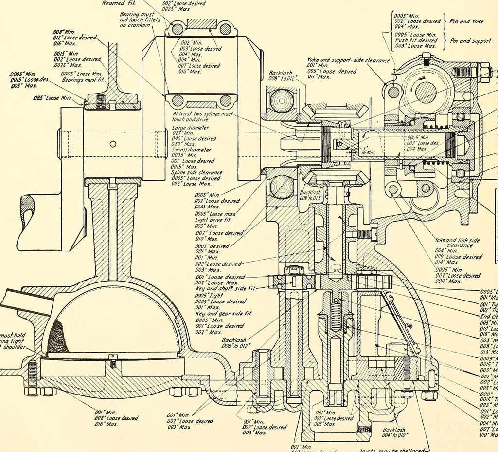 An illustration from Wright aircraft engines; complete instructions for their installation, operation and maintenance;, 1921, leaf 83