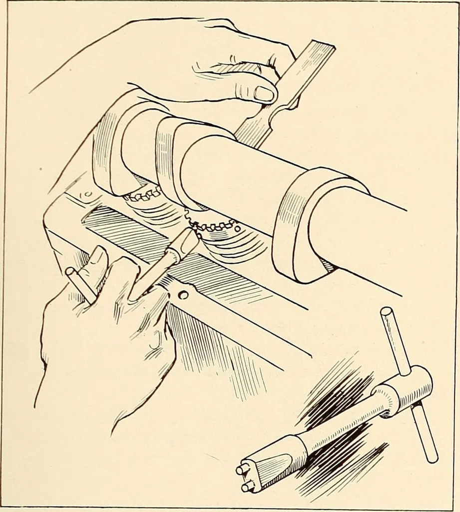An illustration from Wright aircraft engines; complete instructions for their installation, operation and maintenance;, 1921, leaf 92
