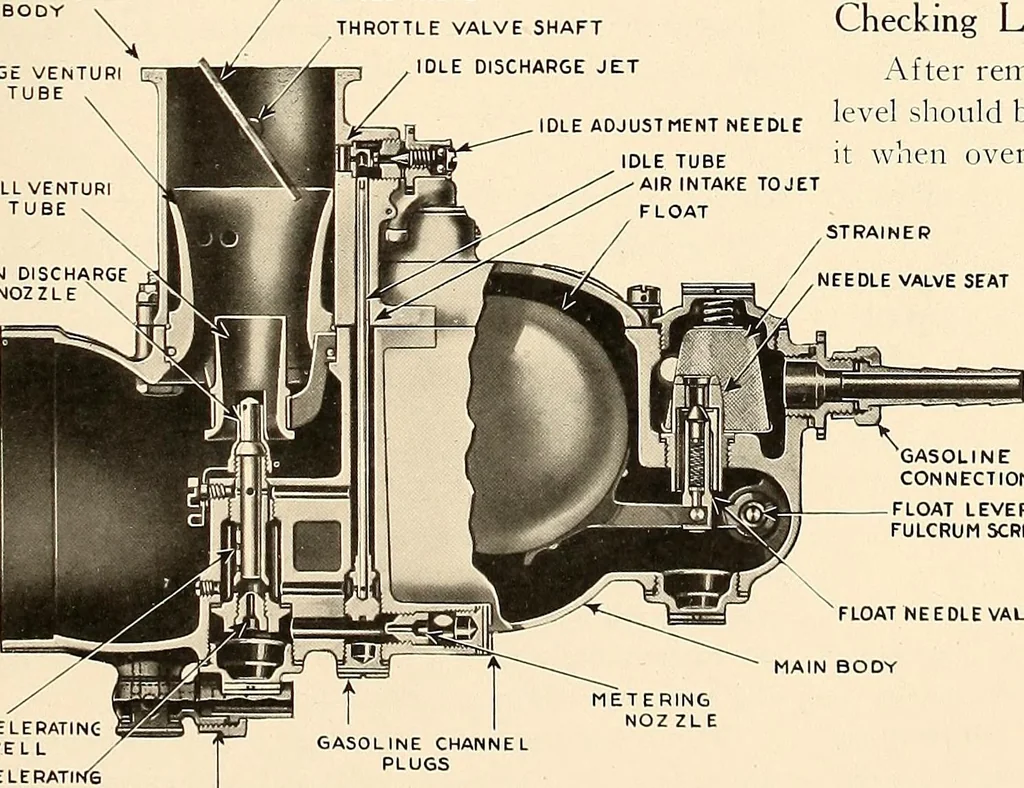 An illustration from Wright aircraft engines; complete instructions for their installation, operation and maintenance;, 1921, leaf 96