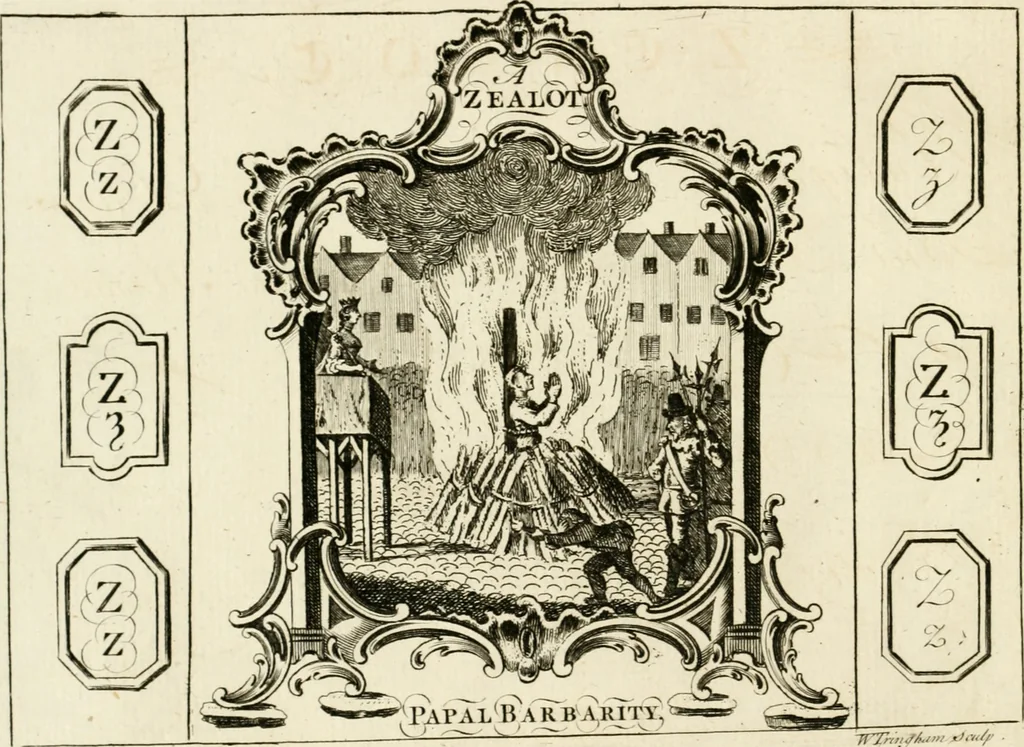 An illustration from Writing and drawing made easy, amusing and instructive : containing the whole alphabet in all the characters now us'd, both in printing and penmanship : each illustrated by emblematic devices and moral copies : calculated for the user of schools and curiously engraved by the best hands ..., 1750, leaf 107