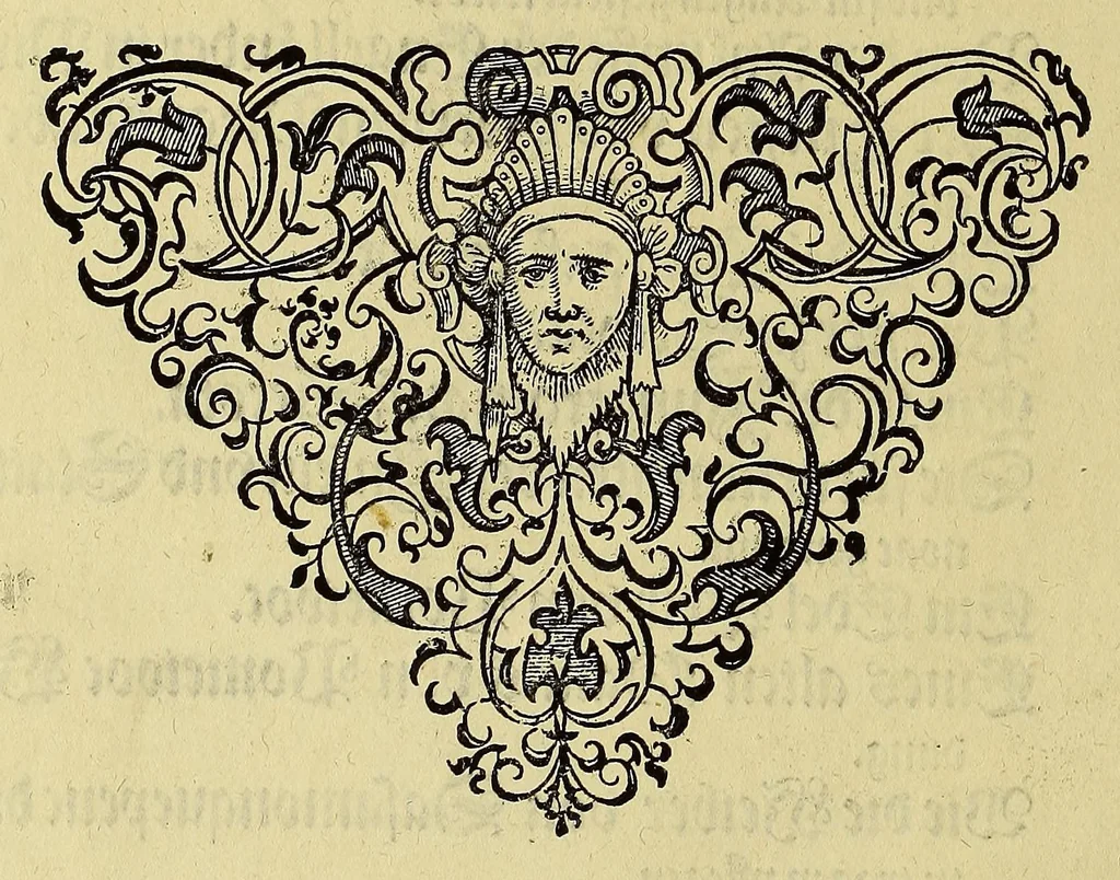 An illustration from Wunderbarliche, doch warhafftige Erklärung, von der Gelegenheit vnd Sitten der Wilden in Virginia, welche newlich von den Engelländern, so im Jar 1585. : vom Herrn Reichard Greinuile, einem von der Ritterschafft, in gemeldte Landschafft die zu bewohnen geführt waren, ist erfunden worden, in Verlegung H. Walter Raleigh, Ritter vnd Obersten dess Zinbergwercks, auss vergünstigung der Durchleuchtigsten vnnd Vnvberwindlichsten, Elizabeth, Königin in Engelland, &c., 1590, leaf 48