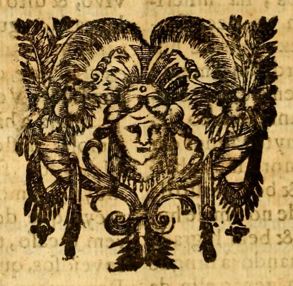 An illustration from Xavier dormindo, e Xavier acordado: : dormindo, em tres oraçoens panegyricas no triduo da sua festa, acordado, em doze sermoens panegyricos, moraes, & asceticos, os nove da sua novena, o decimo da sua canonizaçaõ, o undecimo do seu dia, o ultimo do seu patrocinio,, 1694, leaf 322