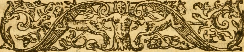 An illustration from Xenophontos Kyrou paideias biblia e. = Xenophontis De Cyri institutione libri octo, 1613, leaf 103