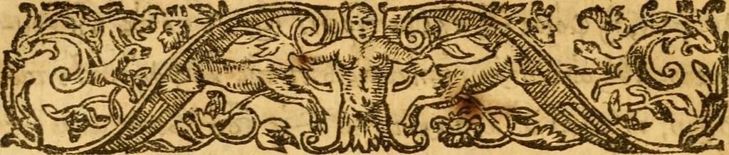 An illustration from Xenophontos Kyrou paideias biblia e. = Xenophontis De Cyri institutione libri octo, 1613, leaf 143