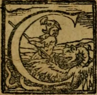 An illustration from XII. primorvm Caesarvm et LXIIII ipsorvm vxorvm et parentum ex antiquis numismatibus, in aere incisae, effigies : atque eorundem earundemque vitae & res gestae, ex varijs authoribus collectae per Levinvm Hvlsivm .., 1597, leaf 100