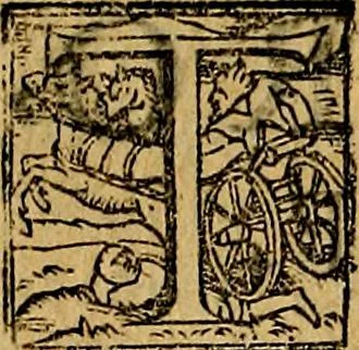 An illustration from XII primorvm Caesarvm et LXIIII. Ipsorvm vxorvm et parentum ex antiquis numismatibus, in aere incisae, effigies: atque eorundem earundemque vitae & res gestae, ex varijs authoribus, 1597, leaf 63