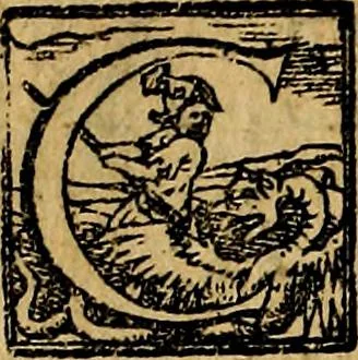 An illustration from XII primorvm Caesarvm et LXIIII. Ipsorvm vxorvm et parentum ex antiquis numismatibus, in aere incisae, effigies: atque eorundem earundemque vitae & res gestae, ex varijs authoribus, 1597, leaf 91