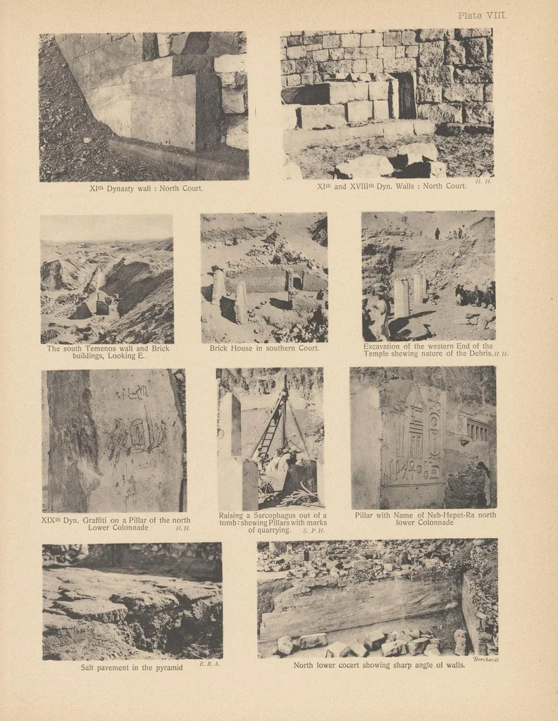 An illustration from The XIth dynasty temple at Deir el-Bahari, 1907, leaf 111