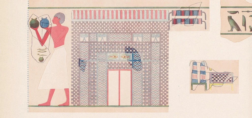 An illustration from The XIth dynasty temple at Deir el-Bahari, 1907, leaf 150