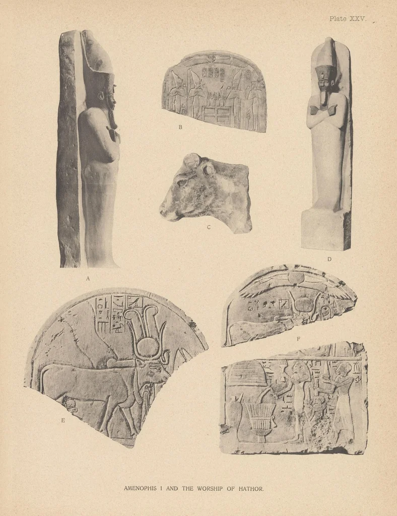 An illustration from The XIth dynasty temple at Deir el-Bahari, 1907, leaf 157