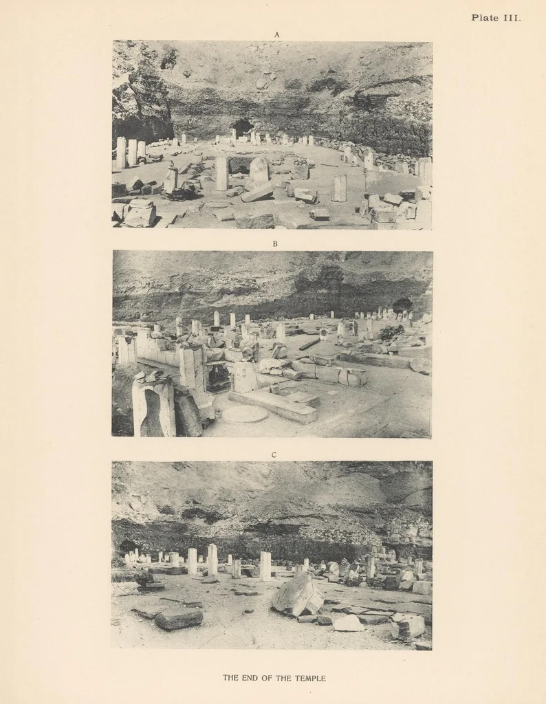 An illustration from The XIth dynasty temple at Deir el-Bahari, 1907, leaf 51