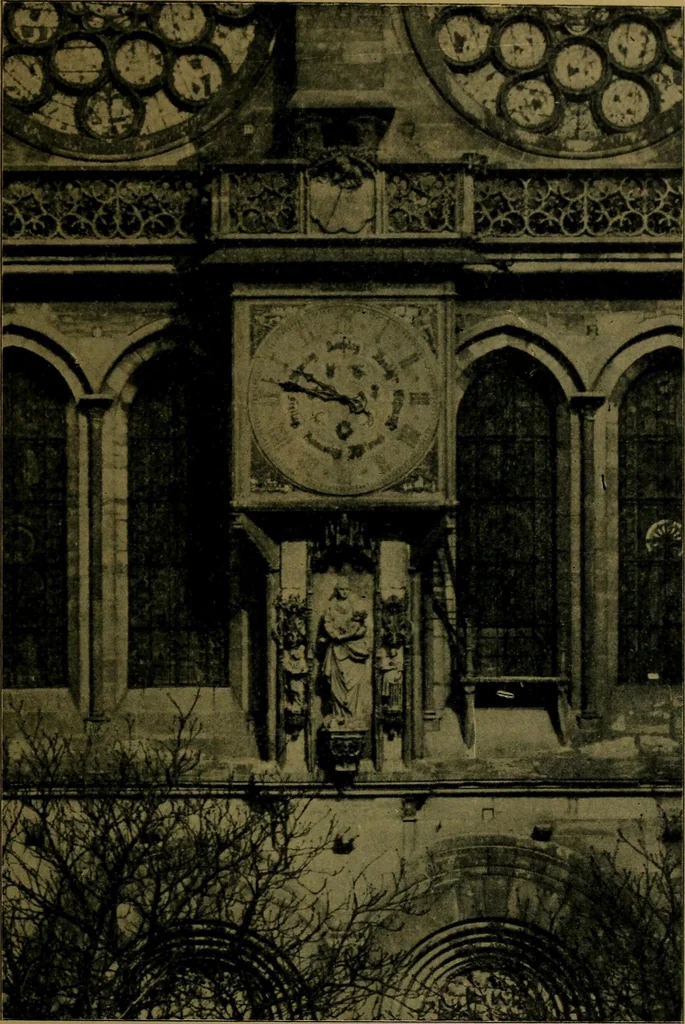 An illustration from XIV [i.e. Vierzehnter] Verbandstag Verband deutscher Juweliere, Gold- & Silberschmiede Strassburg, vom 7.-11. August 1914 : verbunden mit einer Ausstellung alter & neuer Goldschmiedearbeiten und Uhren, 1914, leaf 116