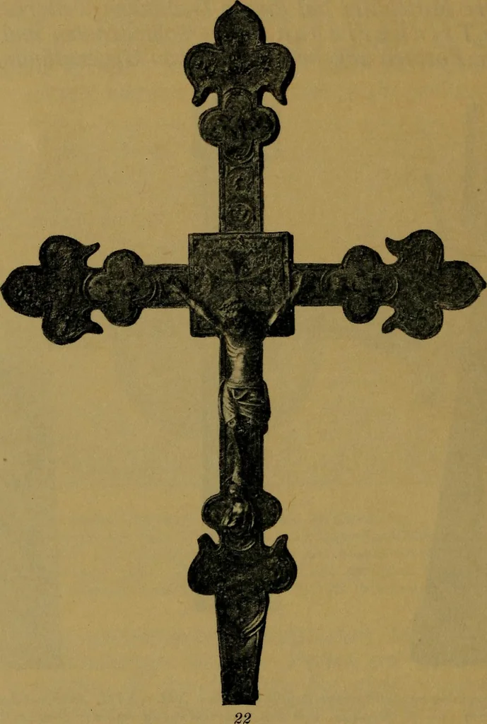 An illustration from XIV [i.e. Vierzehnter] Verbandstag Verband deutscher Juweliere, Gold- & Silberschmiede Strassburg, vom 7.-11. August 1914 : verbunden mit einer Ausstellung alter & neuer Goldschmiedearbeiten und Uhren, 1914, leaf 31