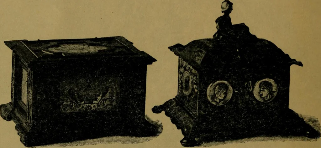 An illustration from XIV [i.e. Vierzehnter] Verbandstag Verband deutscher Juweliere, Gold- & Silberschmiede Strassburg, vom 7.-11. August 1914 : verbunden mit einer Ausstellung alter & neuer Goldschmiedearbeiten und Uhren, 1914, leaf 35