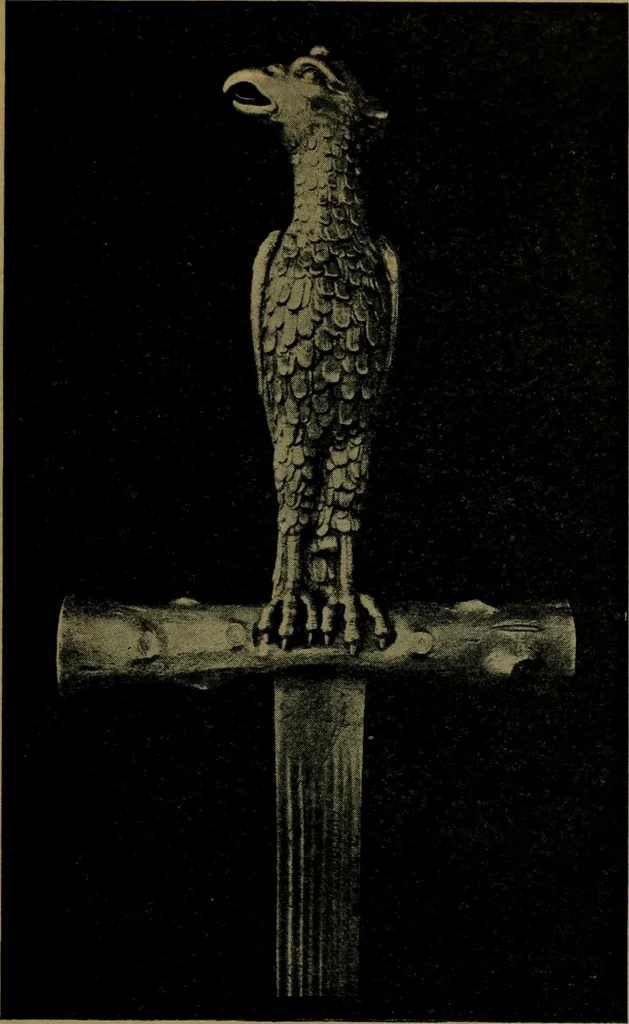 An illustration from XIV [i.e. Vierzehnter] Verbandstag Verband deutscher Juweliere, Gold- & Silberschmiede Strassburg, vom 7.-11. August 1914 : verbunden mit einer Ausstellung alter & neuer Goldschmiedearbeiten und Uhren, 1914, leaf 50