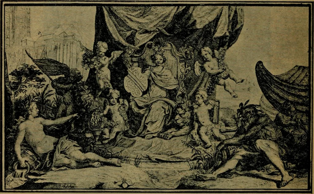 An illustration from XIV [i.e. Vierzehnter] Verbandstag Verband deutscher Juweliere, Gold- & Silberschmiede Strassburg, vom 7.-11. August 1914 : verbunden mit einer Ausstellung alter & neuer Goldschmiedearbeiten und Uhren, 1914, leaf 51
