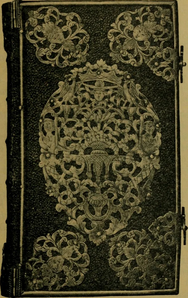An illustration from XIV [i.e. Vierzehnter] Verbandstag Verband deutscher Juweliere, Gold- & Silberschmiede Strassburg, vom 7.-11. August 1914 : verbunden mit einer Ausstellung alter & neuer Goldschmiedearbeiten und Uhren, 1914, leaf 58