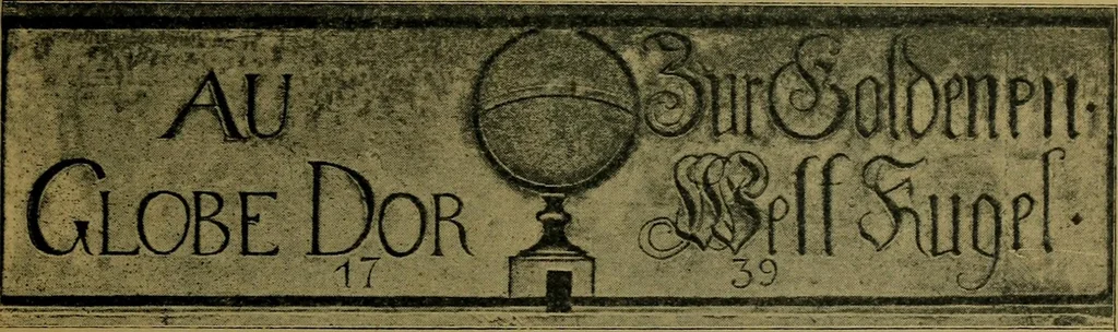 An illustration from XIV [i.e. Vierzehnter] Verbandstag Verband deutscher Juweliere, Gold- & Silberschmiede Strassburg, vom 7.-11. August 1914 : verbunden mit einer Ausstellung alter & neuer Goldschmiedearbeiten und Uhren, 1914, leaf 60