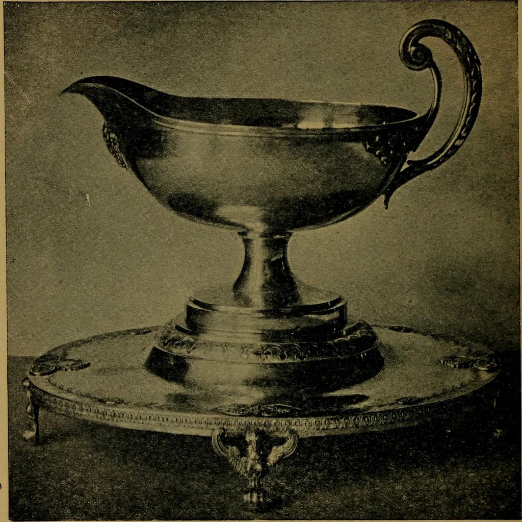 An illustration from XIV [i.e. Vierzehnter] Verbandstag Verband deutscher Juweliere, Gold- & Silberschmiede Strassburg, vom 7.-11. August 1914 : verbunden mit einer Ausstellung alter & neuer Goldschmiedearbeiten und Uhren, 1914, leaf 65