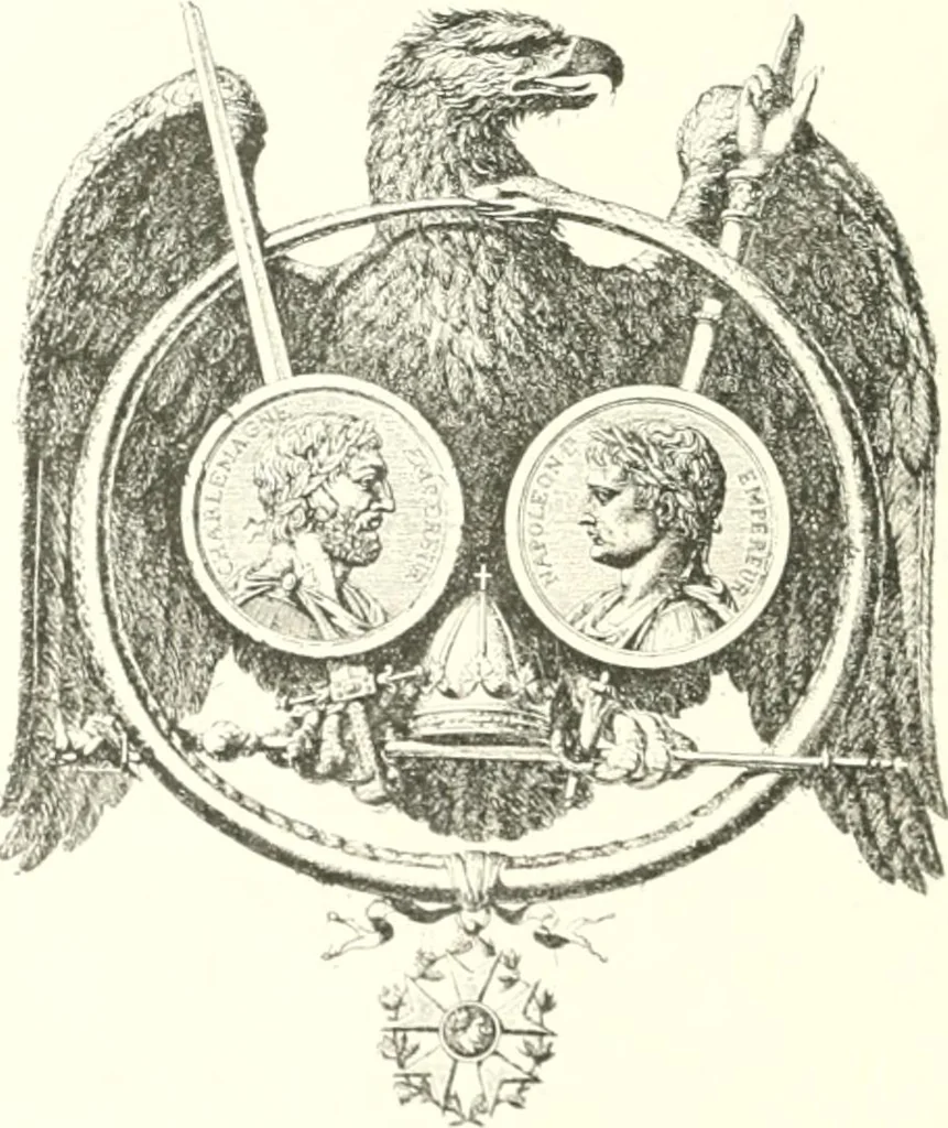 An illustration from XIXe [i.e. Dix-neuvième] siècle (en France); classes - moeurs - usages - costumes - inventions. Ouvrage illustré d'un front. chromotypographique, de 16 planches coloriées aux patrons, de 36 entetes et lettres ornées et de 487 gravures (dont 24 tirées hors texte) d'après les principaux artistes du siècle, 1893, leaf 137