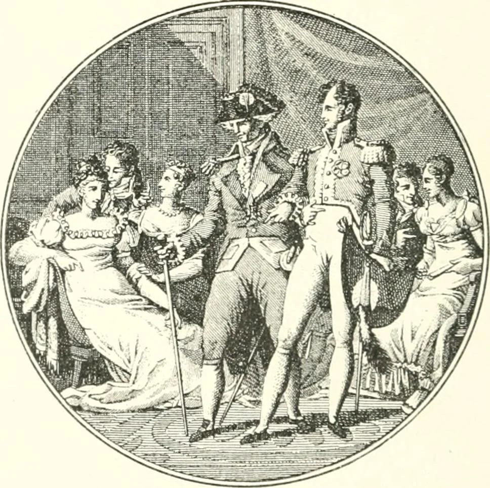 An illustration from XIXe [i.e. Dix-neuvième] siècle (en France); classes - moeurs - usages - costumes - inventions. Ouvrage illustré d'un front. chromotypographique, de 16 planches coloriées aux patrons, de 36 entetes et lettres ornées et de 487 gravures (dont 24 tirées hors texte) d'après les principaux artistes du siècle, 1893, leaf 187