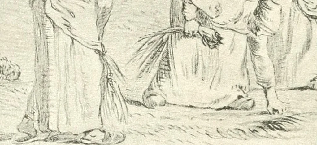 An illustration from XIXe [i.e. Dix-neuvième] siècle (en France); classes - moeurs - usages - costumes - inventions. Ouvrage illustré d'un front. chromotypographique, de 16 planches coloriées aux patrons, de 36 entetes et lettres ornées et de 487 gravures (dont 24 tirées hors texte) d'après les principaux artistes du siècle, 1893, leaf 209