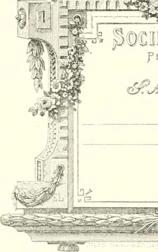 An illustration from XIXe [i.e. Dix-neuvième] siècle (en France); classes - moeurs - usages - costumes - inventions. Ouvrage illustré d'un front. chromotypographique, de 16 planches coloriées aux patrons, de 36 entetes et lettres ornées et de 487 gravures (dont 24 tirées hors texte) d'après les principaux artistes du siècle, 1893, leaf 251