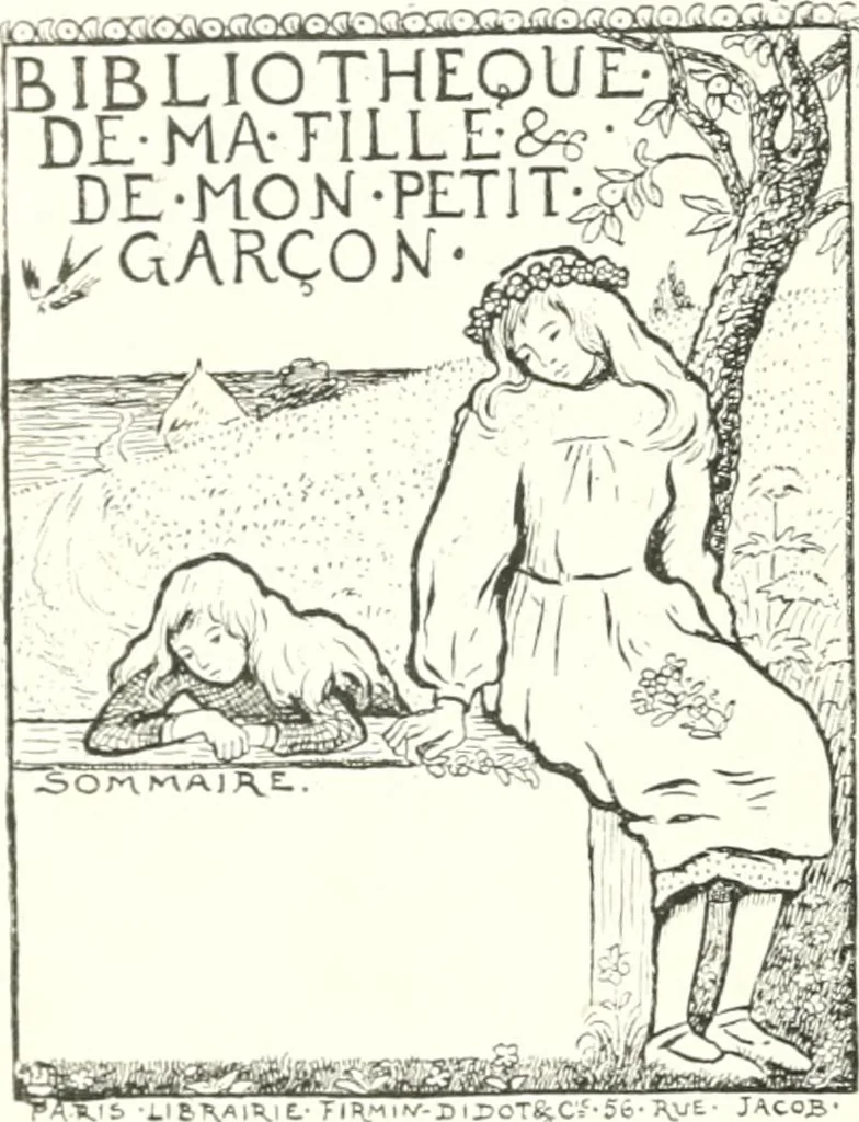 An illustration from XIXe [i.e. Dix-neuvième] siècle (en France); classes - moeurs - usages - costumes - inventions. Ouvrage illustré d'un front. chromotypographique, de 16 planches coloriées aux patrons, de 36 entetes et lettres ornées et de 487 gravures (dont 24 tirées hors texte) d'après les principaux artistes du siècle, 1893, leaf 259