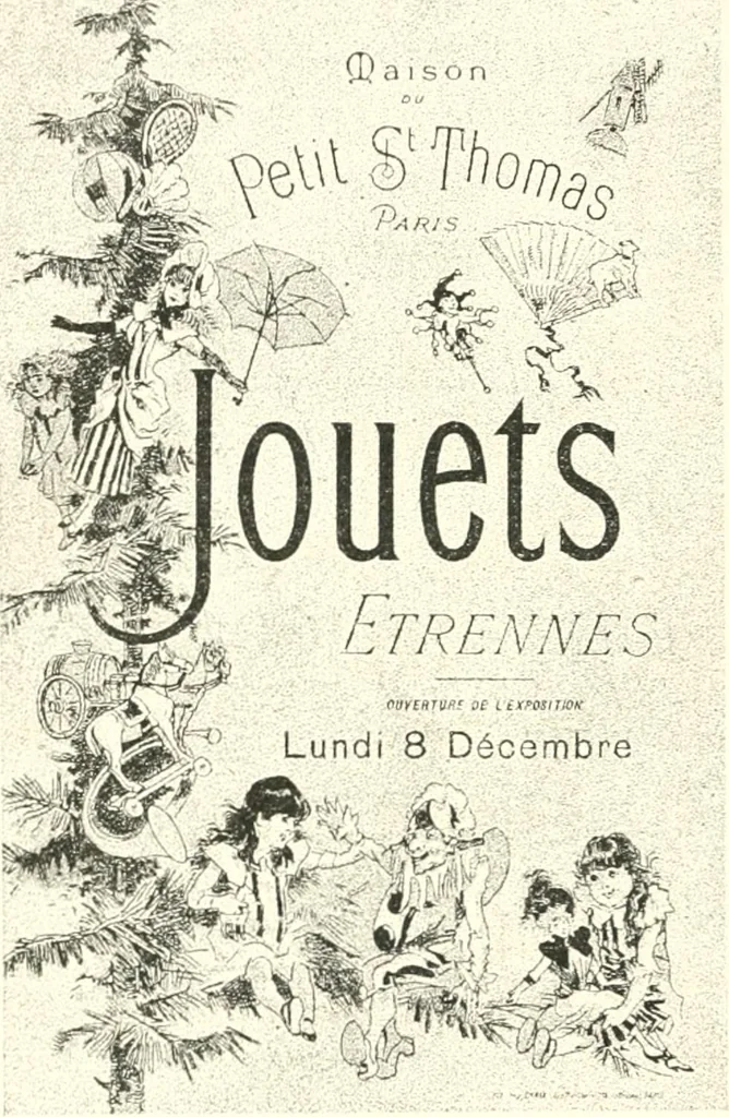 An illustration from XIXe [i.e. Dix-neuvième] siècle (en France); classes - moeurs - usages - costumes - inventions. Ouvrage illustré d'un front. chromotypographique, de 16 planches coloriées aux patrons, de 36 entetes et lettres ornées et de 487 gravures (dont 24 tirées hors texte) d'après les principaux artistes du siècle, 1893, leaf 267