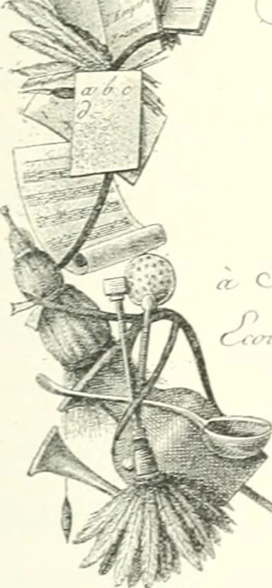 An illustration from XIXe [i.e. Dix-neuvième] siècle (en France); classes - moeurs - usages - costumes - inventions. Ouvrage illustré d'un front. chromotypographique, de 16 planches coloriées aux patrons, de 36 entetes et lettres ornées et de 487 gravures (dont 24 tirées hors texte) d'après les principaux artistes du siècle, 1893, leaf 270