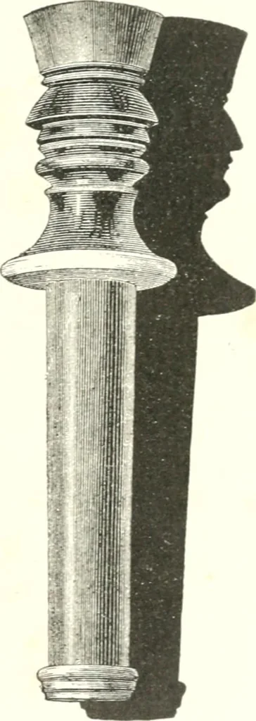 An illustration from XIXe [i.e. Dix-neuvième] siècle (en France); classes - moeurs - usages - costumes - inventions. Ouvrage illustré d'un front. chromotypographique, de 16 planches coloriées aux patrons, de 36 entetes et lettres ornées et de 487 gravures (dont 24 tirées hors texte) d'après les principaux artistes du siècle, 1893, leaf 34