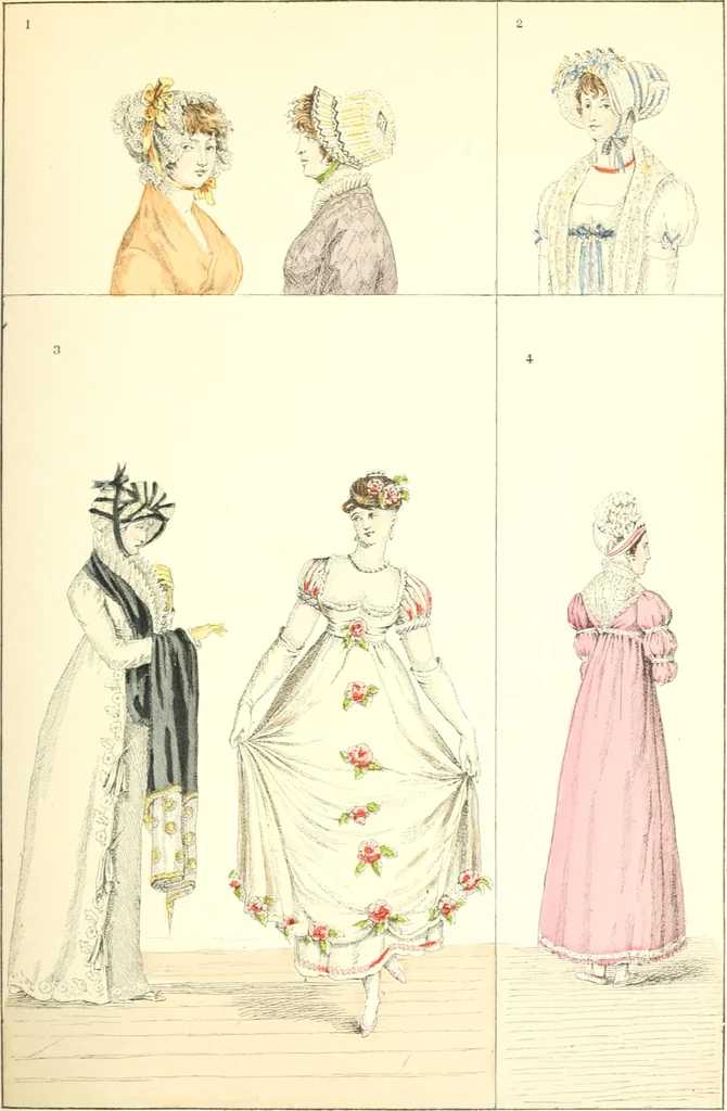 An illustration from XIXe [i.e. Dix-neuvième] siècle (en France); classes - moeurs - usages - costumes - inventions. Ouvrage illustré d'un front. chromotypographique, de 16 planches coloriées aux patrons, de 36 entetes et lettres ornées et de 487 gravures (dont 24 tirées hors texte) d'après les principaux artistes du siècle, 1893, leaf 342