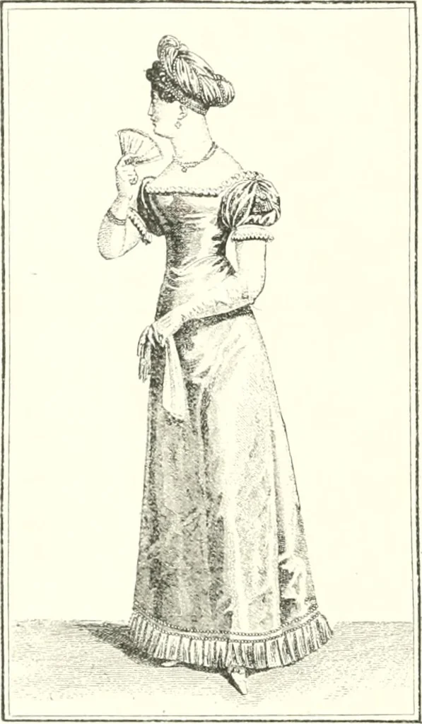 An illustration from XIXe [i.e. Dix-neuvième] siècle (en France); classes - moeurs - usages - costumes - inventions. Ouvrage illustré d'un front. chromotypographique, de 16 planches coloriées aux patrons, de 36 entetes et lettres ornées et de 487 gravures (dont 24 tirées hors texte) d'après les principaux artistes du siècle, 1893, leaf 349