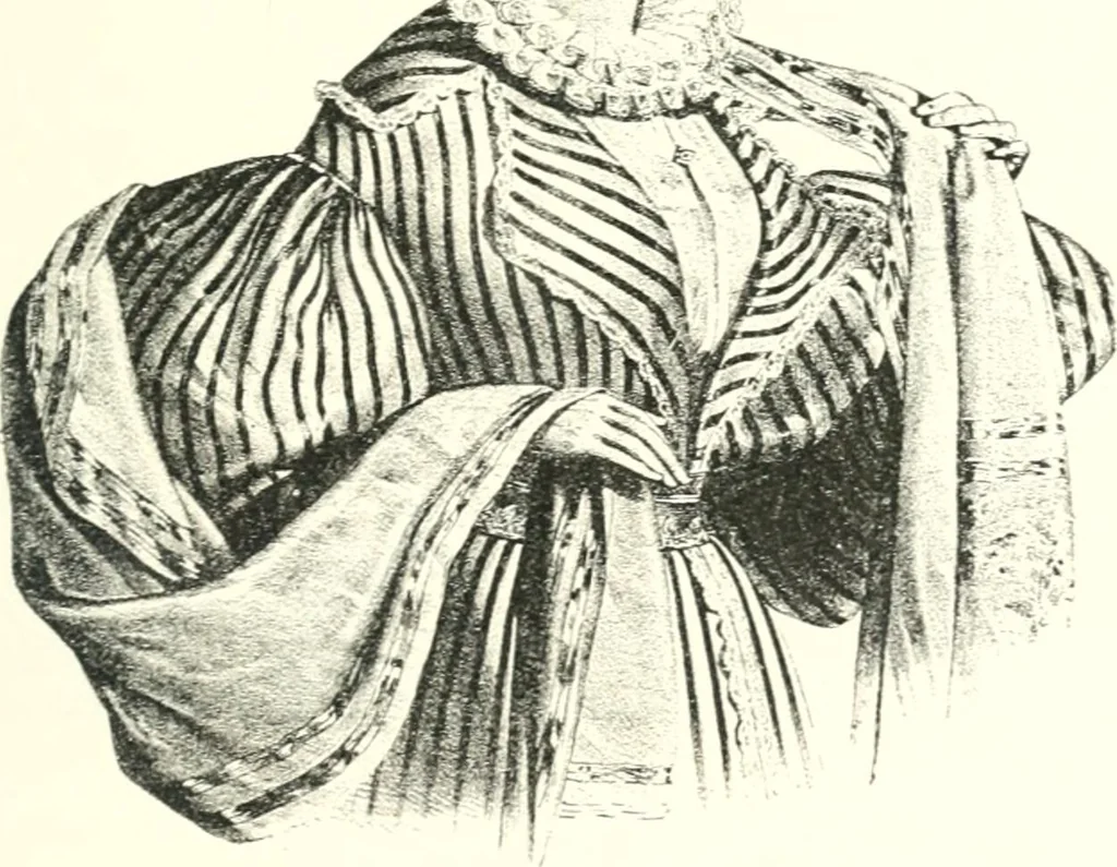 An illustration from XIXe [i.e. Dix-neuvième] siècle (en France); classes - moeurs - usages - costumes - inventions. Ouvrage illustré d'un front. chromotypographique, de 16 planches coloriées aux patrons, de 36 entetes et lettres ornées et de 487 gravures (dont 24 tirées hors texte) d'après les principaux artistes du siècle, 1893, leaf 354