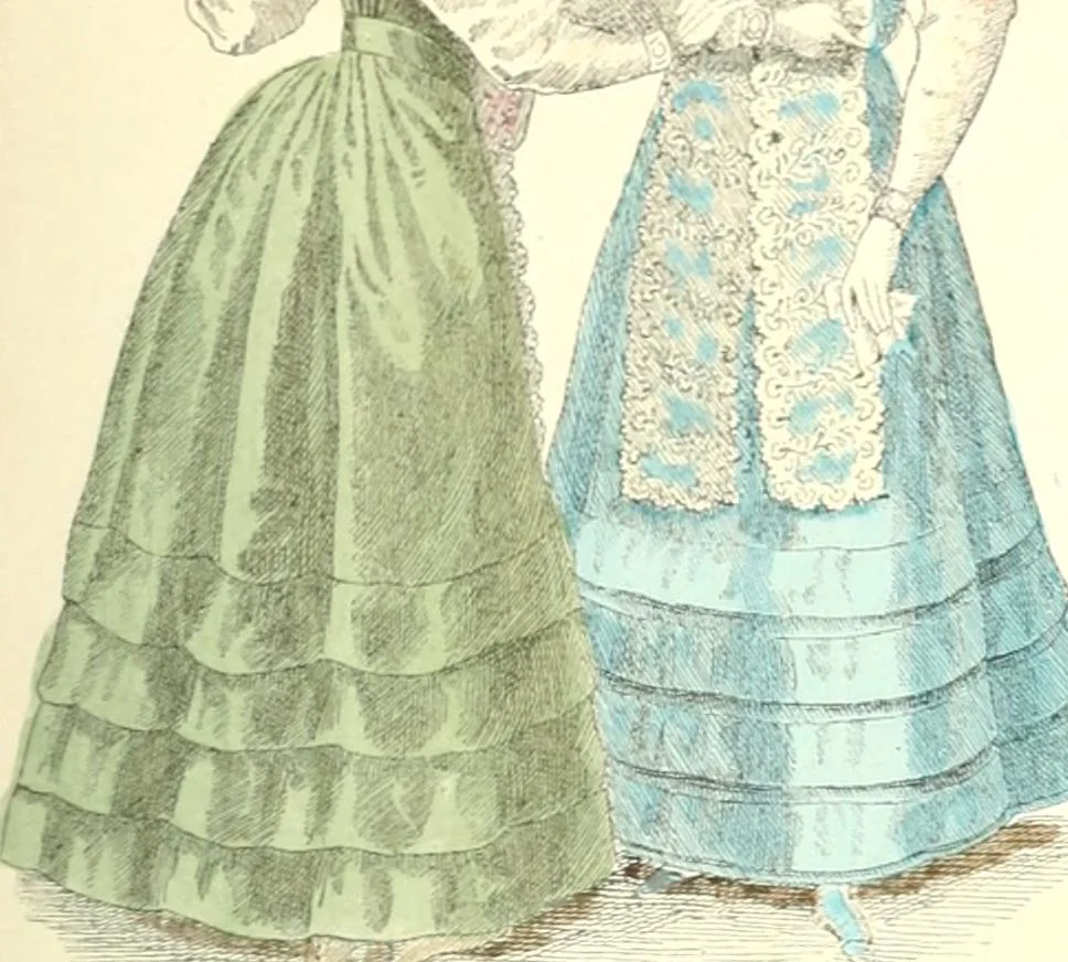 An illustration from XIXe [i.e. Dix-neuvième] siècle (en France); classes - moeurs - usages - costumes - inventions. Ouvrage illustré d'un front. chromotypographique, de 16 planches coloriées aux patrons, de 36 entetes et lettres ornées et de 487 gravures (dont 24 tirées hors texte) d'après les principaux artistes du siècle, 1893, leaf 362