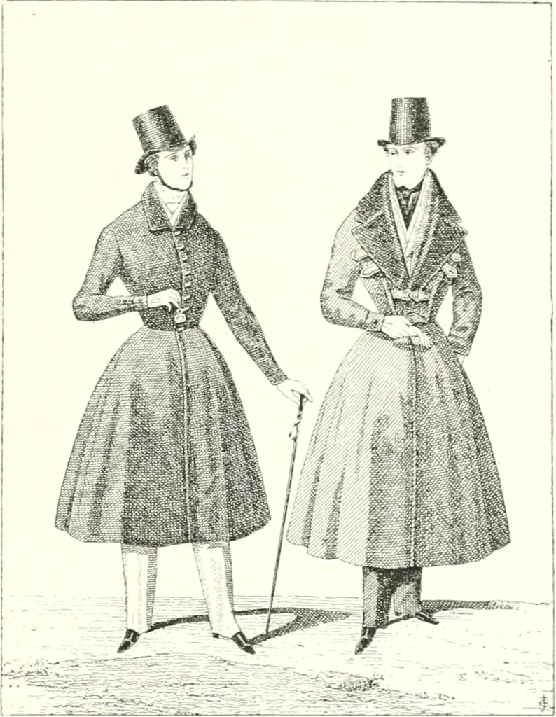 An illustration from XIXe [i.e. Dix-neuvième] siècle (en France); classes - moeurs - usages - costumes - inventions. Ouvrage illustré d'un front. chromotypographique, de 16 planches coloriées aux patrons, de 36 entetes et lettres ornées et de 487 gravures (dont 24 tirées hors texte) d'après les principaux artistes du siècle, 1893, leaf 368